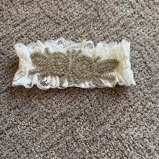 Rhinestone wedding garter