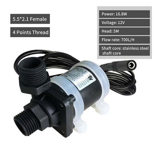 Pompa booster pressione acqua pompa doccia casa giardino 12V/24V - Foto 13 di 16