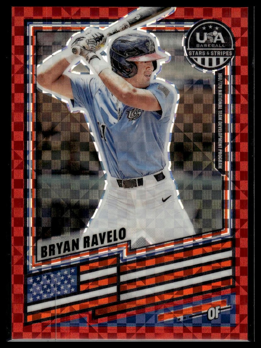 2026 Panini Stars & Stripes Prizm USA #154 Bryan Ravelo Red Power #/149