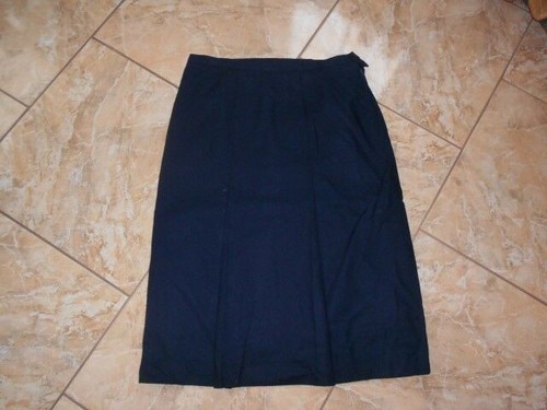 D7702 Markenlos Laine Jupe 42 Bleu Uni Bien - Photo 1/1