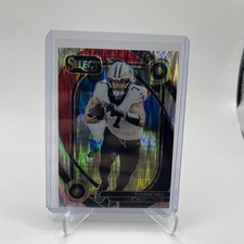 2024 Panini Select - Club Level Taysom Hill #295 Black & Red Shock Prizm