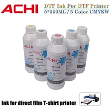 US ACHI 500ml DTF INK For EPSON 1390 L1800 DTF Printer T-Shirt Cloth Printer