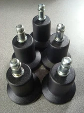 High Profile Bell Glides for Office Chair, 7/16" x 7/8", Fixed Stationary