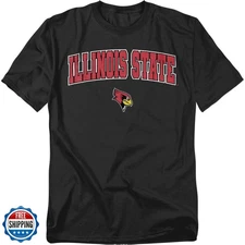 LOGOVISION Illinois State University Arch Logo Secondary Unisex Adult T Shirt