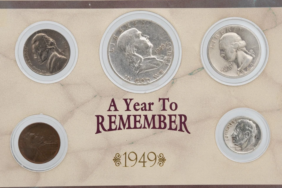 1949 A Year To Remember Birth Year 5 Coin Set - Image 2 of 3