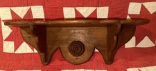Primitive Hand Made Antique Wood Pine Shelf Great Patina