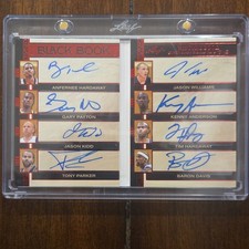 Leaf 2025 History Book Sports Ch. 2 Autograph Booklet Black Book Basketball