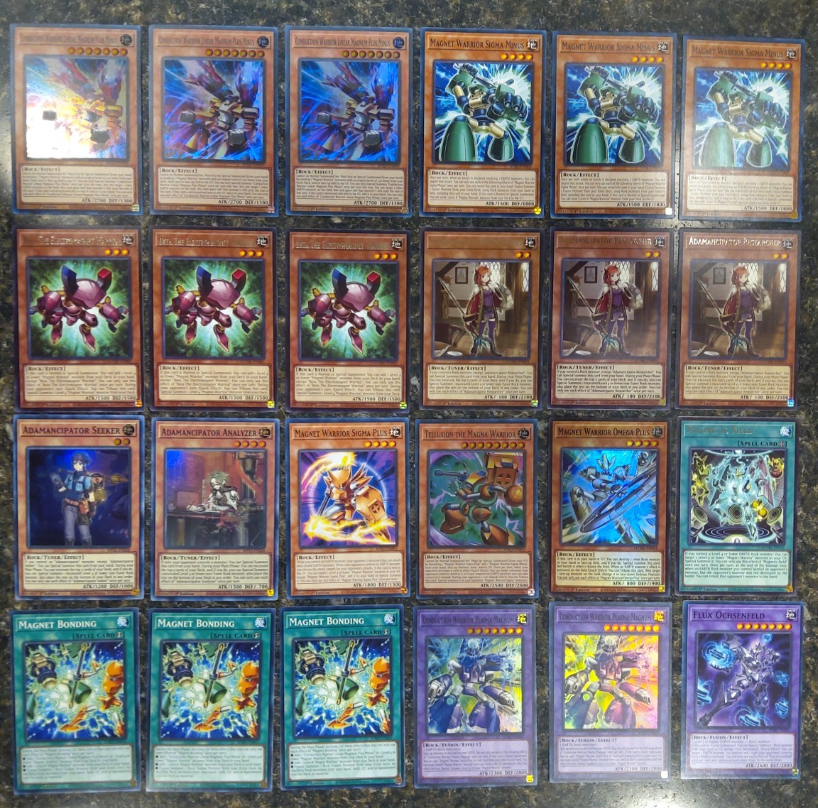 yu-mco Magnet Warrior DECK CORE Conduction Linear Magnum Plus Minus