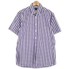 Gant Mens Shirt Check Cotton Button Up Casual Everyday Classic As5 Size M
