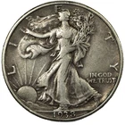 1938-D Denver Walking Liberty Silver Half Dollar 50C Extremely Fine XF+