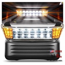 Club Car Precedent LED Headlight with Bumper - 12V Golf Cart Headlight Kit