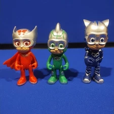 PJ Masks Save the Sky Figures Cat Boy, Owlette, Gekko 3.5" by Just Play