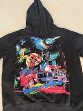 Juice WRLD x VLONE 999 Hoodie Black Graphic Size L Rare Streetwear