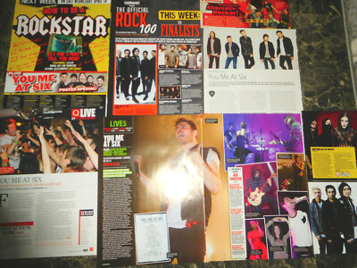 YOU ME AT SIX 7 TEILE/PARTS   CLIPPINGS  LOT   0421