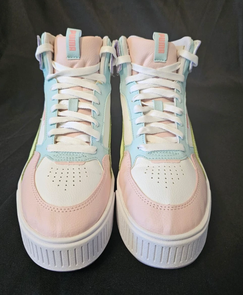 Scarpe casual sneakers Puma Karmen Rebelle medie stringate giovani ragazze taglia 7 M 3887