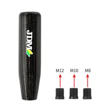 130mm Jdm Real Carbon Fiber Black Shift Knob Manual Racing Gear Stick Shifter 130mm Jdm Real Carbon Fiber Black Shift Knob Manual Racing Gear Stick Shifter