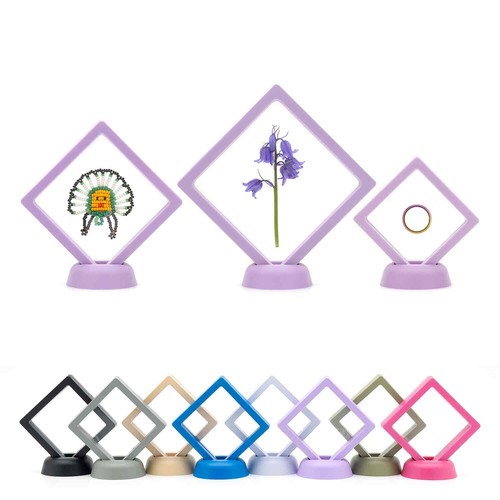 Schweberahmen 3D Display Schmuck Anhänger Münze Ring Box Etui & Ständer 5er-Pack UK - Bild 50 von 89