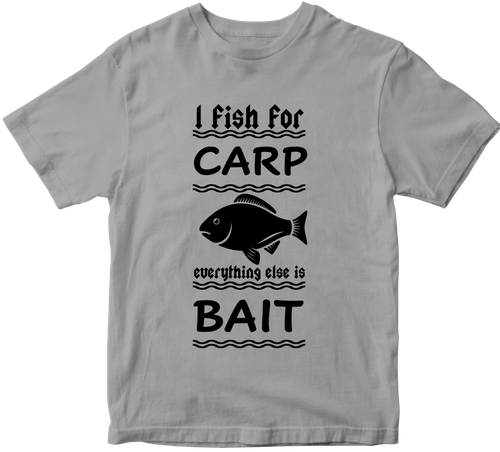 I Fish For Carp Bait T-shirt Fishing Funny DAD Father Novelty Gifts - Picture 7 of 14