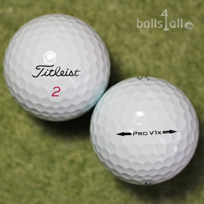 50 Golfbälle Titleist Pro V1x AA/AAA Lakeballs ProV1x V1 x V 1 x used golf balls