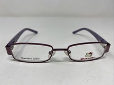 Hello Kitty HK 212-2 45-16-125 Purple Grape Metal Full Rim Eyeglasses Frame UU93
