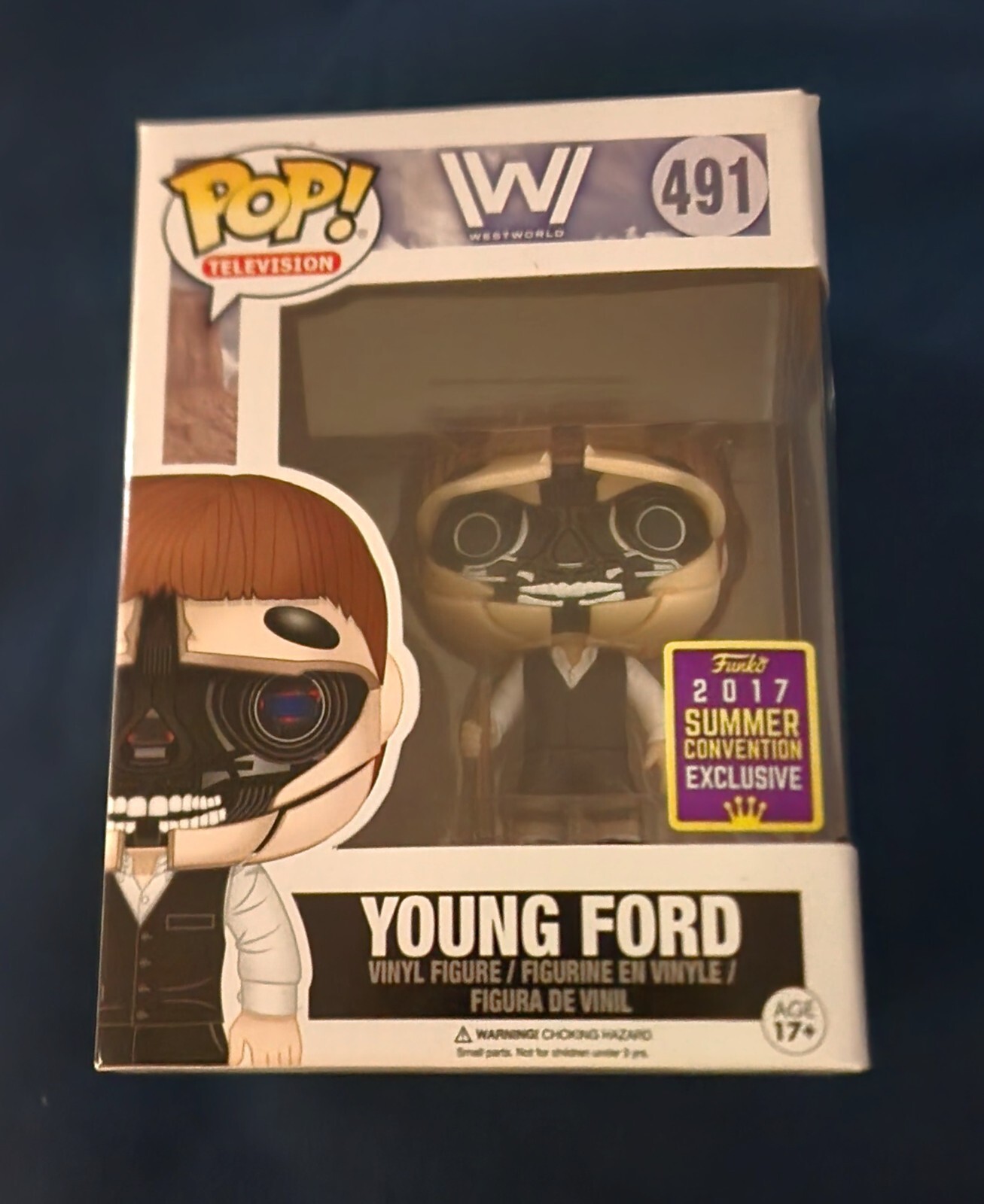 Funko Pop! Young Ford Robotic Westworld 491 2017 Summer Con Excl 100% to Charity