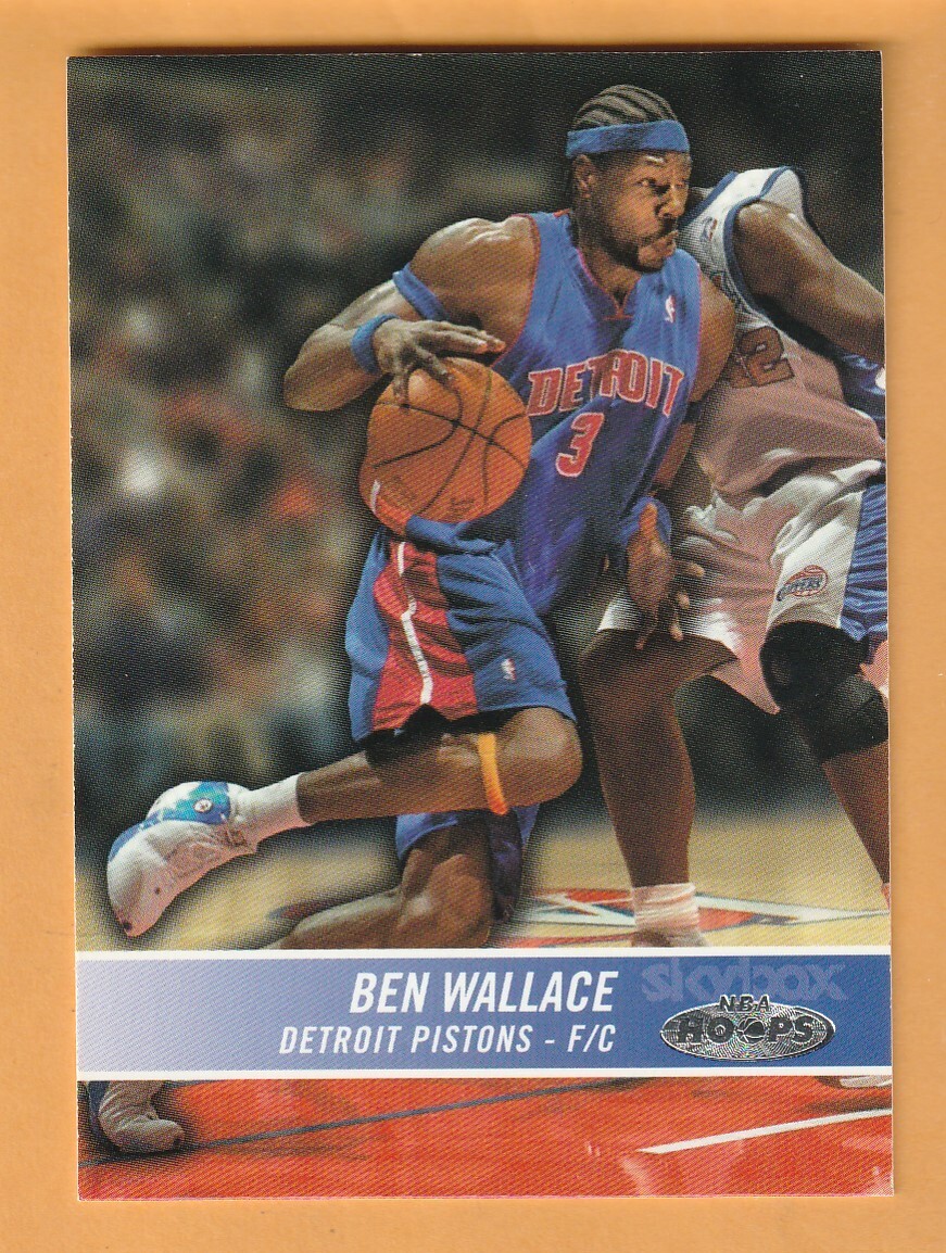 Ben Wallace Detroit Pistons 2004-05 Hoops #77 HOF Hayneville Alabama 13L