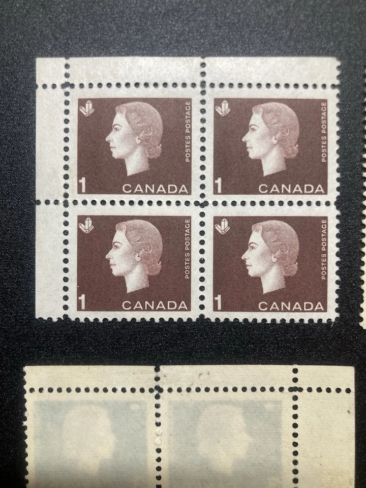 57.  Canada , 1962-63，set of 5 blocks，SC#401-405，all corner blocks，Mint Hinged - Image 3 of 4