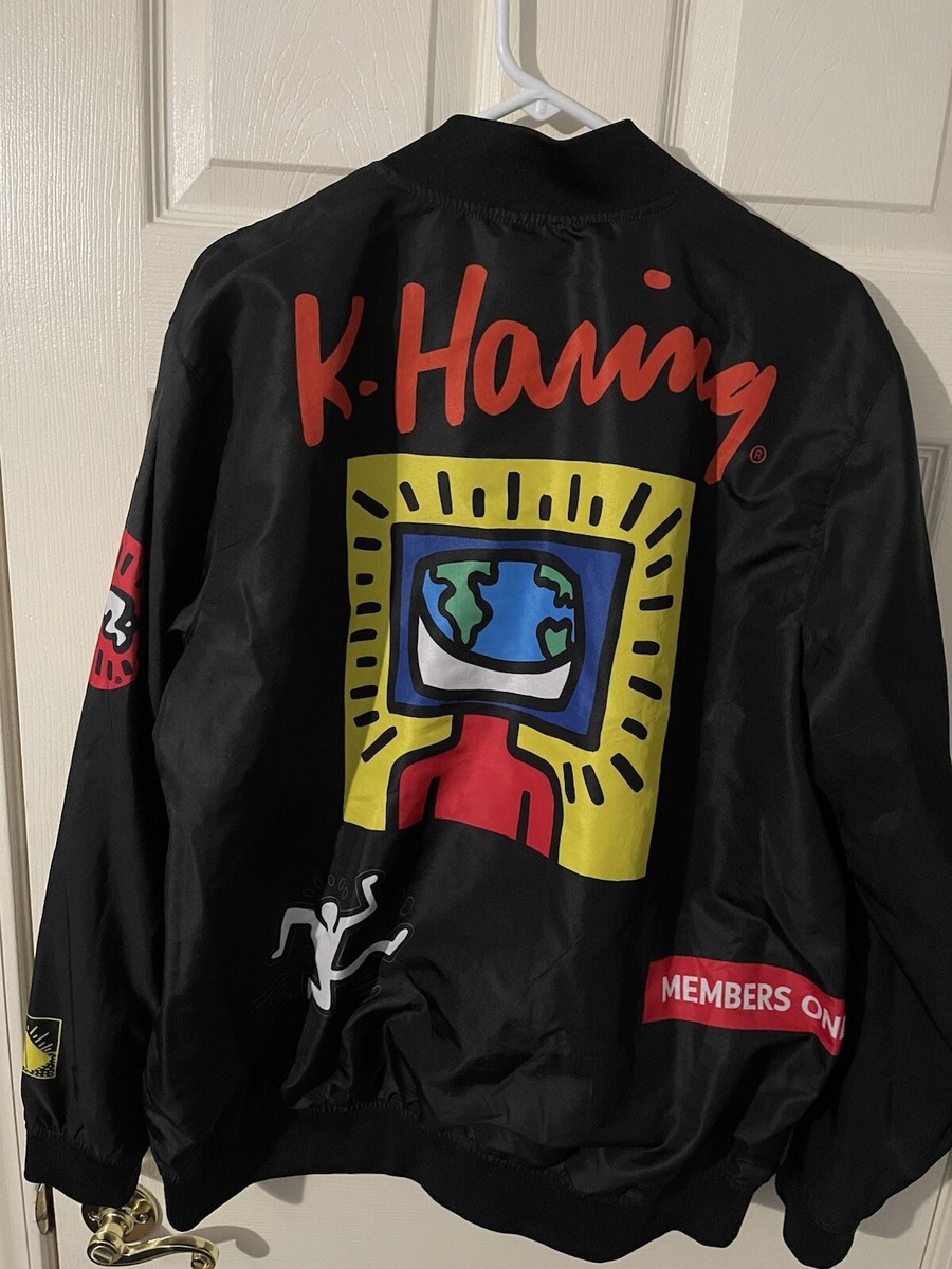 Keith Haring Tokyo Pop Men's Members Only Jacket - Size