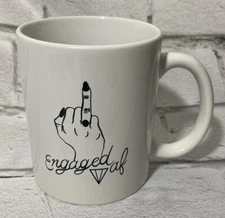 Engaged Af Ring Finger Mug Engagement Ring Mug Bride Mug Bride Gift