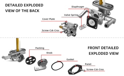 Fuel Valve Petcock For Kawasaki VN750A Vulcan 750 1988 1989 - Foto 13