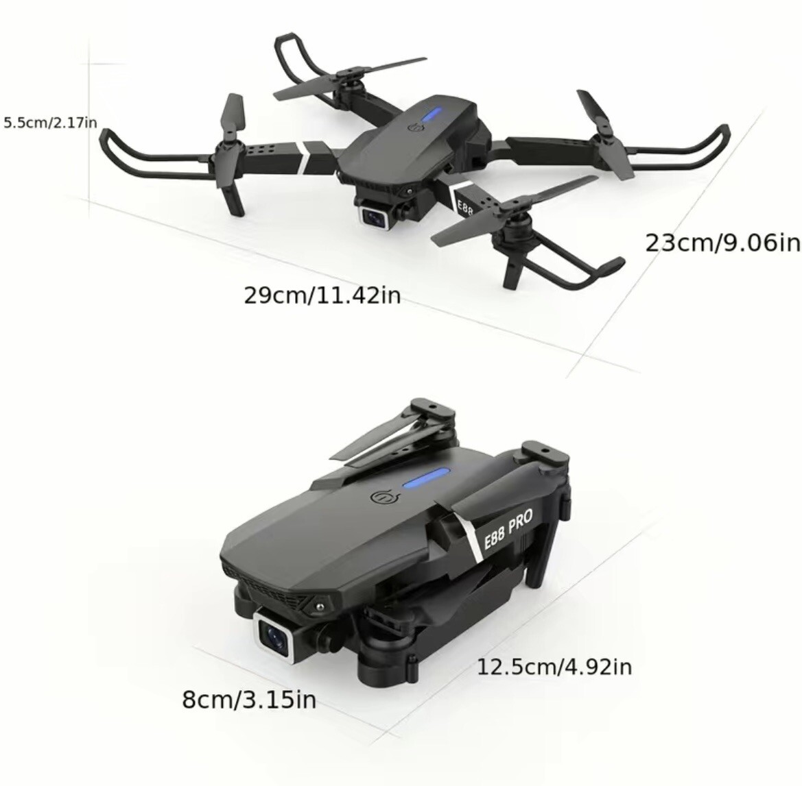ドローンE88 PRO 最後の一個　値下げ Drone E88 Pro WIFI FPV 4K HD Camera Foldable Selfie RC Quadcopter
