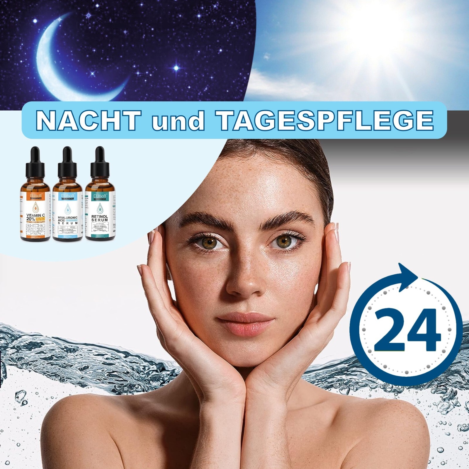 Postquam Gesichtsserum Anti-Aging Mit Hyaluron & Seidenproteinen – 30 Ml