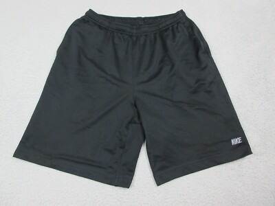 Nike Shorts Mens Extra Large Black Logo Pocket Athletic Drawstring