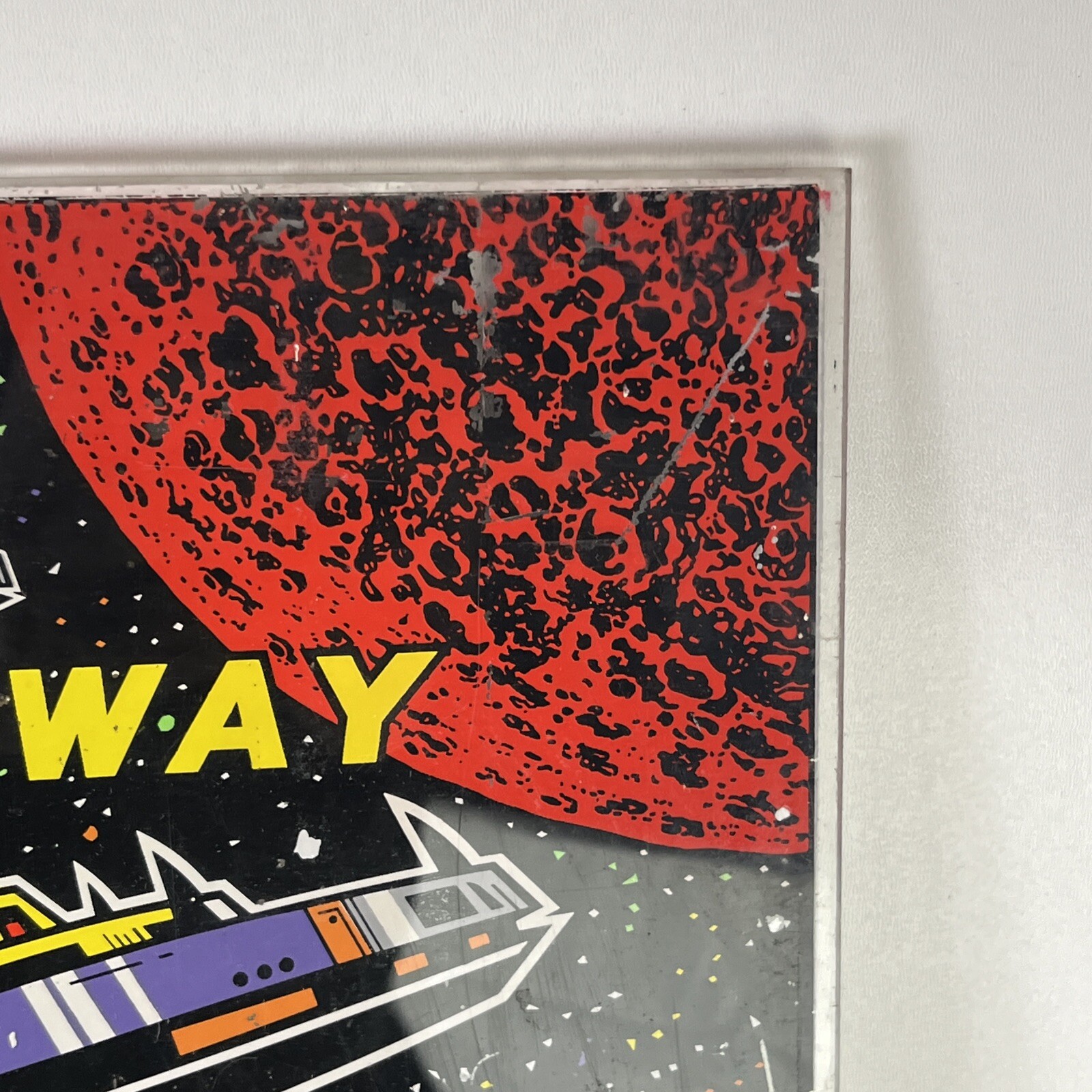 Vintage Space Invaders 1980’s Bally Midway Monitor Screen Original 25”x26”