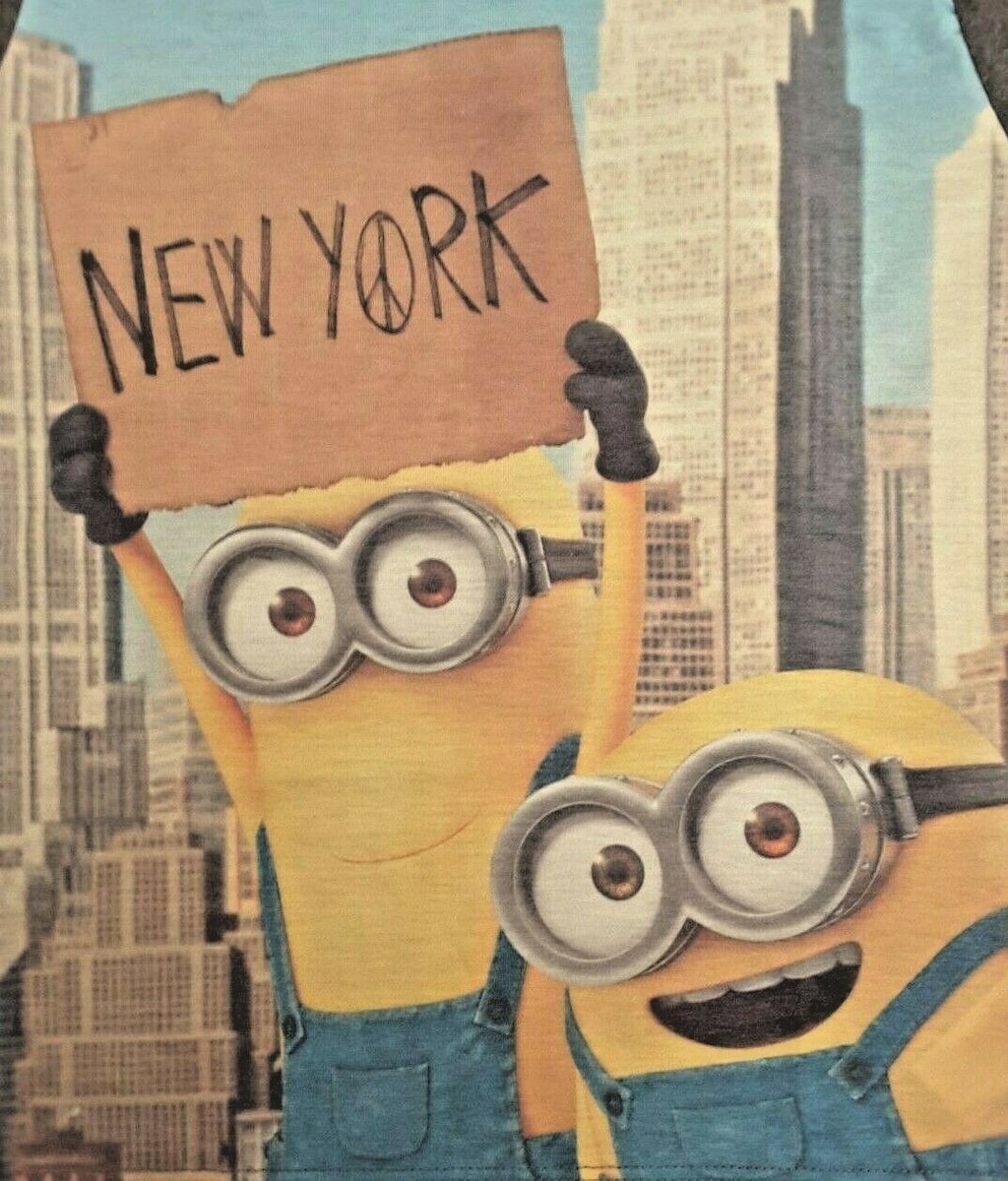 Minions New York Kids Boys T-Shirt Official Merchandise 6-7