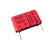 5 PCS WIMA Film Capacitor 1000V 0.0033uF 3.3nF 3300PF 332 ORIGINAL OEM PARTS