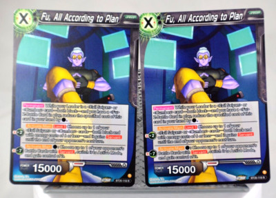 BT20-118 Fu, All According to Plan (R) x2 Power Absorbed DBS CCG: Masters
