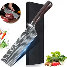 7 inch Super Sharp High Carbon Steel Chef Knife Meat Vegetable Kitchen Knives
