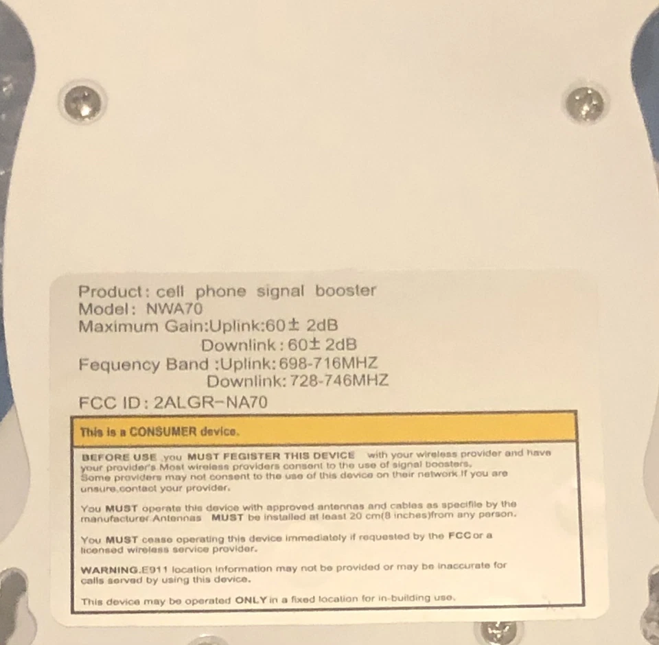 Bosuru AT&T Cell Phone Signal Booster 5G 4G LTE Band 12/17 T-Mobile Cricket - Image 4 of 4