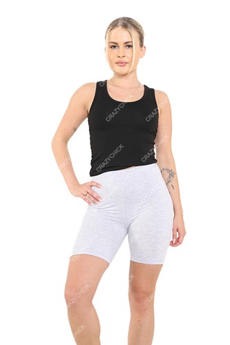 Ladies Legging Cycling Shorts Women Casual Dancing Active Workout Stretchy Short - Picture 6 of 12