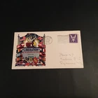 FDC 1944 STAEHLE Cachet Liberation Of Occupied Nations BELGIUM 3 Cent Stamp USA