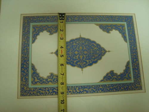 Antique French Collinot & Beaumont Canson Persian Ornaments Framed Print - Picture 11 of 14