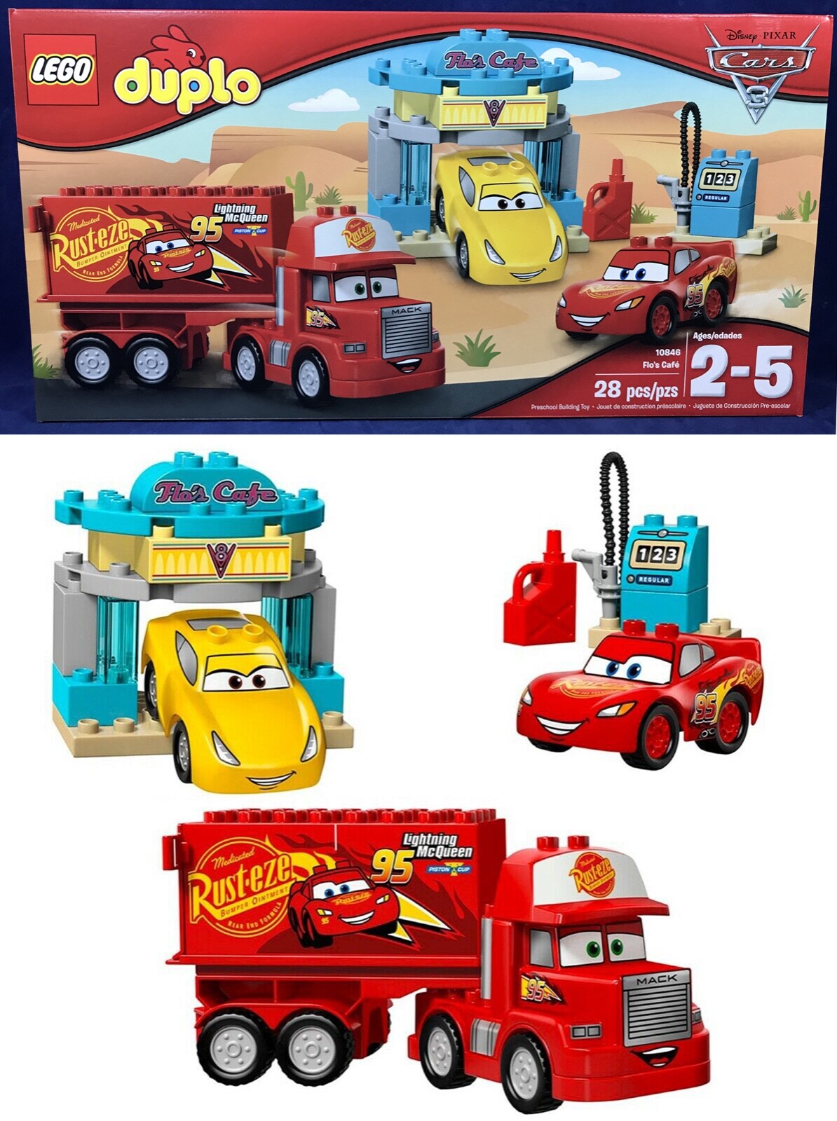 cars duplo flo's cafe