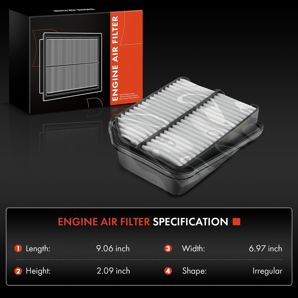 K&N Filters 33-2429 Air Filter Fits 09-13 Grand Vitara