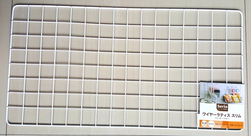 Japan Import - Kitchen Garden wire hanging rack Mesh Memo Notice Grid wall Board - Picture 26 of 77