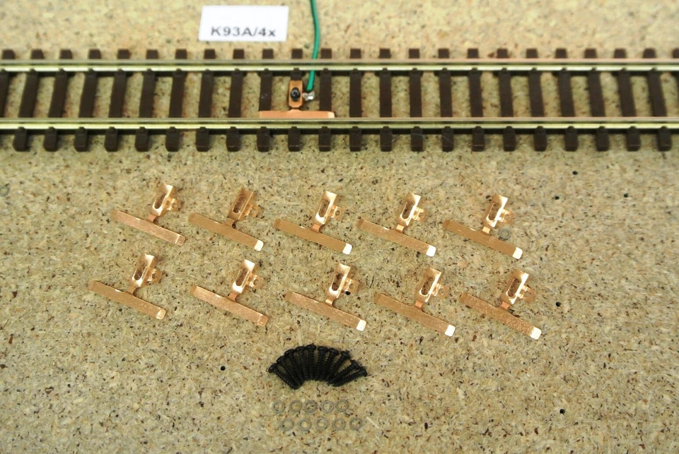 K93A, Schaltkontakte Satz KaModel für TT Gleise (Tillig, Kuehn, Peco), 2-10St. - Bild 3 von 3
