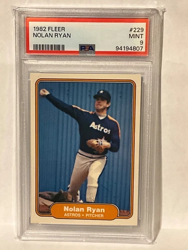 1982 Fleer Nolan Ryan #229 PSA 9 Mint HOF Houston Astros