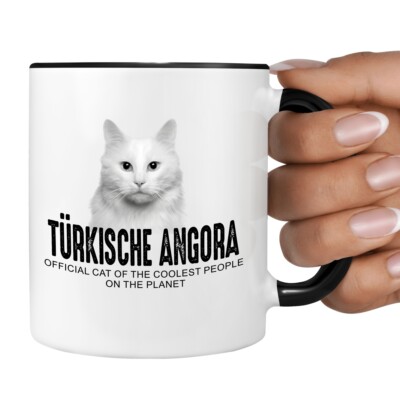 Türkische Angora Türkei Katze Official Cat cool Tasse Kaffee lustig Kaffeebecher