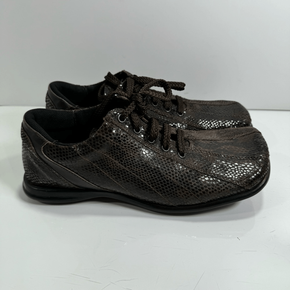 GBX Men's Shoes sz 7 Vintage Square Toe Y2K Brown Lace Up #G638 | eBay