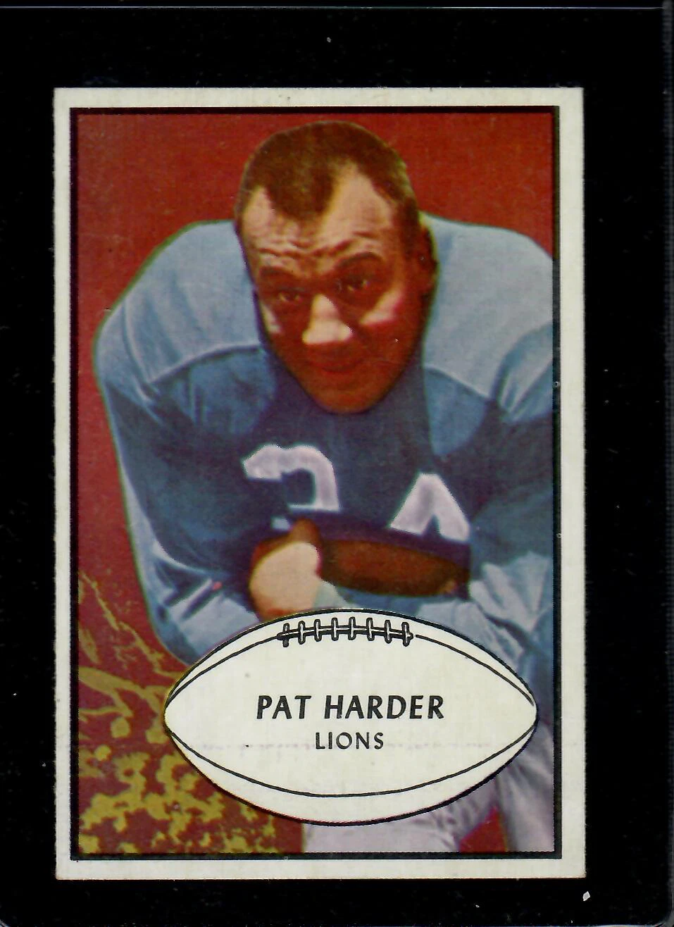 Pat Harder trading card